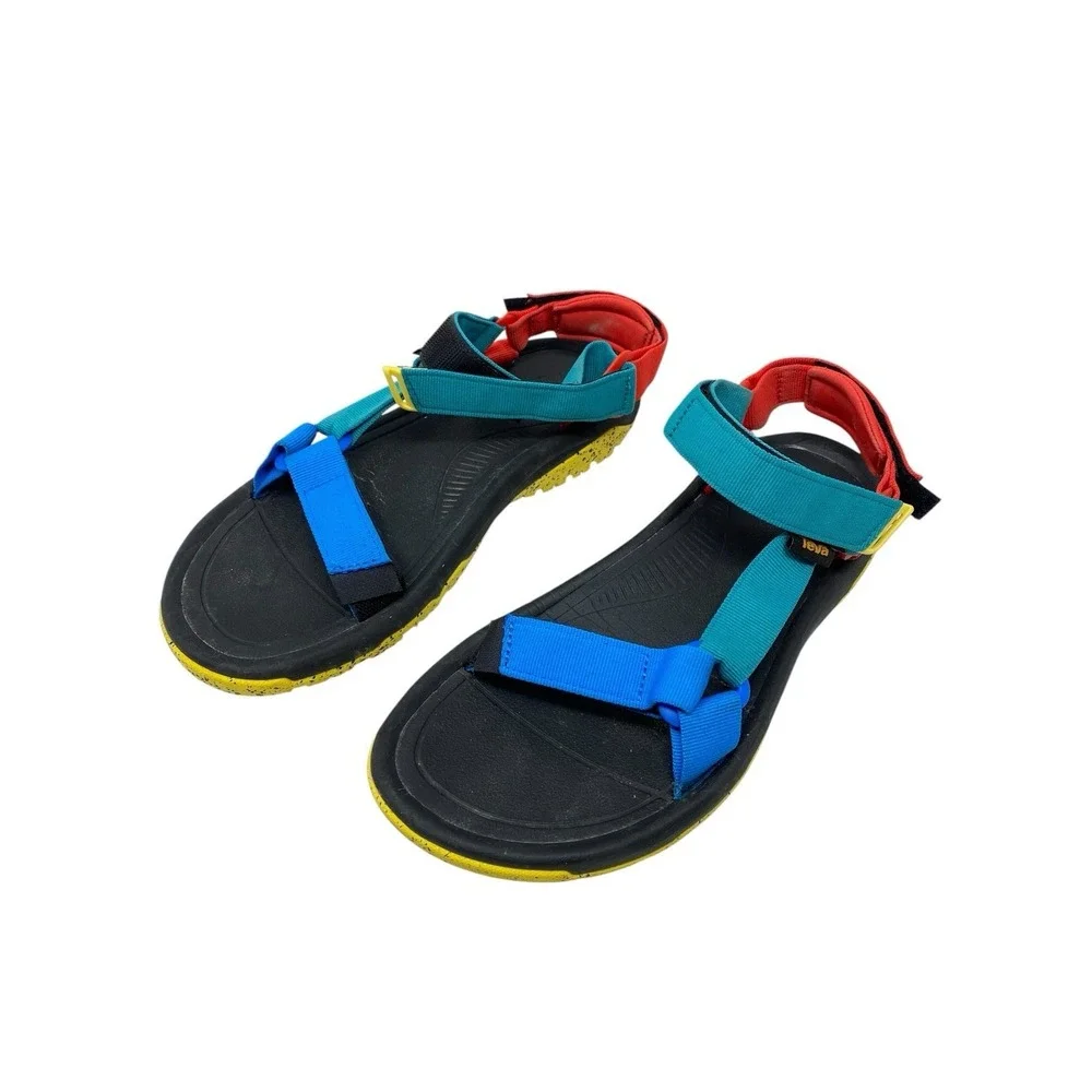 Teva Hurricane Mens Water Sandal Shoe Hiking Black Yellow Blue Red Green 10